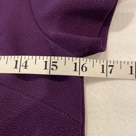 Mi Ami Ladies Dress XS Scollop Bottom Purple - Picture 3 of 10